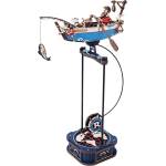Robotime Дървен 3D пъзел Robo Time от 161 части - Рибар в океана (MCD02)