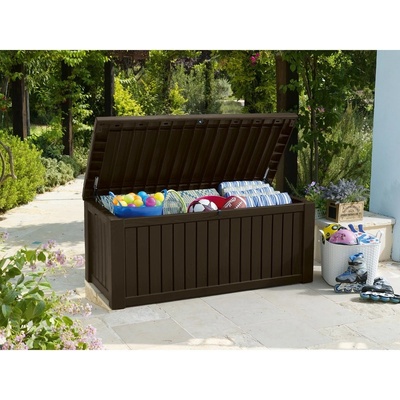 Keter Rockwood 570 l 155 x 72,4 x 64,4 cm hnedý