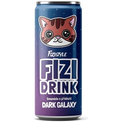 Fizistyle Fizi Drink Limonáda s příchutí Dark Galaxy 250 ml