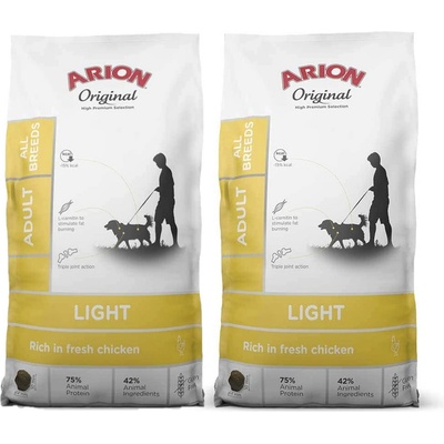 Arion Original Light Adult All Breeds 2 x 12 kg