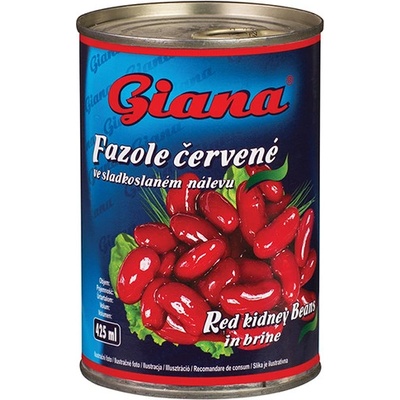 Giana Fazuľa červená v sladkom náleve 425 ml