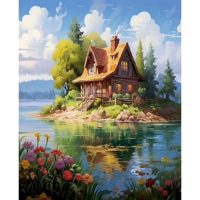 Картина за рисуване по номера 40 х 50 см. dz67120