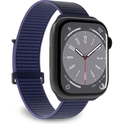 Puro PURO Nylon Sport Каишка за Apple Watch 4/5/6/7/SE/8/Ultra 44/45/49mm, морско син (PUR647)