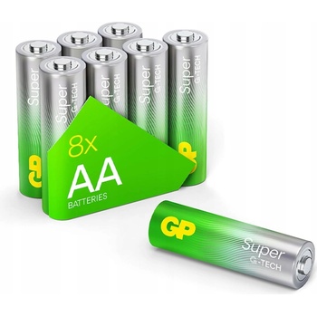 GP Super Alkaline G-TECH AA 8ks 15A21-SBV8