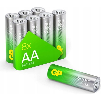 GP Super Alkaline G-TECH AA 8ks 15A21-SBV8