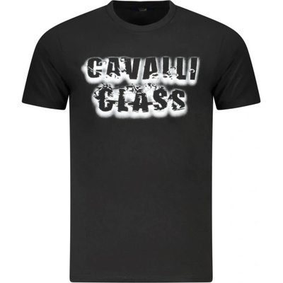 Cavalli class Тениска с къс ръкав за мъже cavalli class, Размер m, Цвят Черен (txt61cjd060_ne05051)