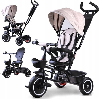 Jokomisiada Tiny Bike 3v1 so štítom krémová