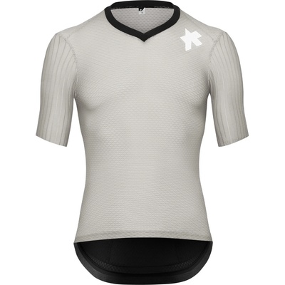 ASSOS Мъжка фланелка с къс ръкав за колоездене Assos Equipe RSR Jersey S11 Cycling jersey - Almond Milk - размер XL (056-3628-0315)