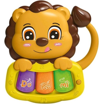 Raya Toys Бебешко пиано Raya Toys - Лъвче, оранжево (503123368)