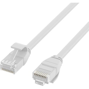 EFB Elektronik RJ45 пач корда категория 6a, неекранирана U-UTP TPE LSZH, Slim, 3.6 мм. , бяла, EFB (0.15 м) (K8108WS.0,15)