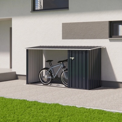 BestBerg BBSH-002A 2,6 m² 249 x 160 x 103 cm antracit/bílá – Hledejceny.cz
