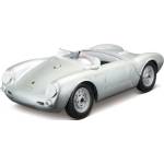 Maisto - PORSCHE 550 A SPYDER, сребърно, 1: 18 (31843)