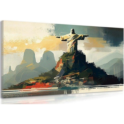 Obraz socha Ježíše v Rio de Janeiro - 150x100