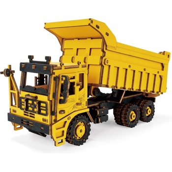 Robotime Rokr 3D dřevěné puzzle Nákladní auto - sklápěč 225 ks