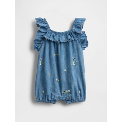 GAP Baby džínsový overal Tmavomodrá