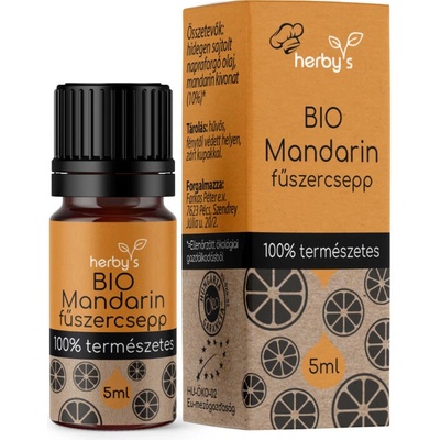 Herbys Bio Mandarínka 100% prírodný esenciálny olej 5 ml