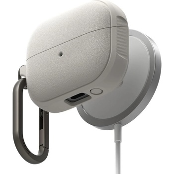 Ringke Силиконов калъф с MagSafe за слушалки Samsung Galaxy Buds 3 / 3 Pro от Ringke Onyx Magnetic - Warm Grey (8809961787935)