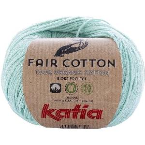 Katia Fair Cotton 29 Pastel Green Плетива прежда (1018-29-KATIA)