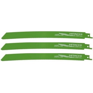 HiKOKI (Hitachi) - Комплект метални ножове 14 TPI, дължина 250 мм, 3 бр. 752045 (752045)