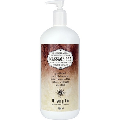 Oranjito Massage Pro masážní mléko Čokoláda 750 ml