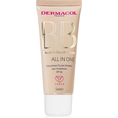 Dermacol Hyaluron Beauty Cream хидратиращ BB крем SPF 30 цвят No. 1 Sand 30ml