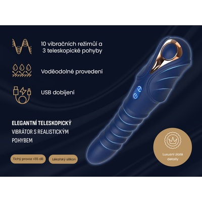 Kvigo Prémiový silikonový vibrátor
