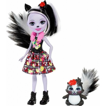 Mattel Enchantimals se zvířátkem skunkem Sage Skunk