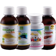OKG Dia pack Emulips Forte XXL 120 ml OK Alfa+ 115 ml OK Omega-3 Complete 120 ml Factor Base Kids 60 tabliet