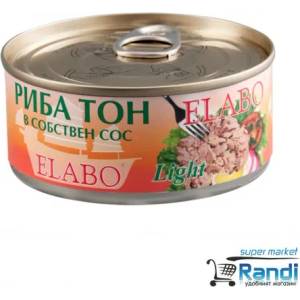  Риба тон филе в собствен сос Elabo 160гр