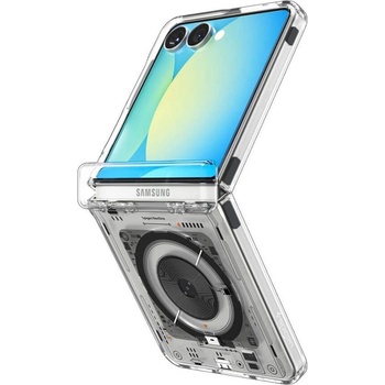 Spigen Magsafe Калъф с Предпазител за Samsung Z Flip 7, Spigen Ultra Hybrid Pro Neo One Case, Прозрачен (ACS09560)