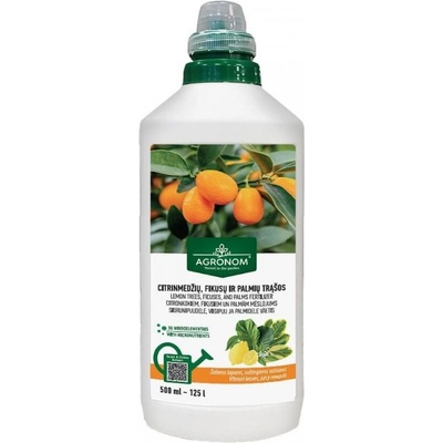 Seklos Течна тор за Цитруси, Фикуси и Палми npk (5-3-7) - 500 мл