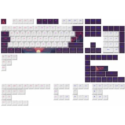 Dark project Капачки за механична клавиатура Dark Project - Sunrise PBT - ANSI & ISO (FSH-DP-KS-1020)