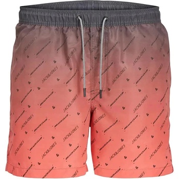 JACK & JONES Бански гащета Jack & jones Fiji Gradient swimming shorts - Orange (Hot Coral)