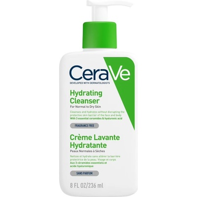 CeraVe Hydratačná čistiaca emulzia na normálnu až suchú pokožku 236 ml