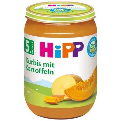 Hipp БИО пюре Тиква с картоф 5м+ 190г