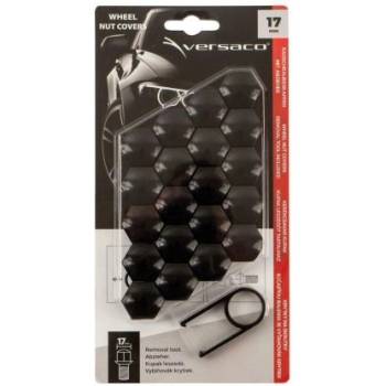 Декоративни капачки Versaco за болтове на джантите 17мм - черни