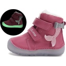 D.D.Step Barefoot zimní boty W073-52684B Dark Pink