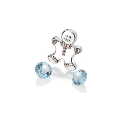 Hot Diamonds Přívěsek Anais element panáček modrý Topaz AC106