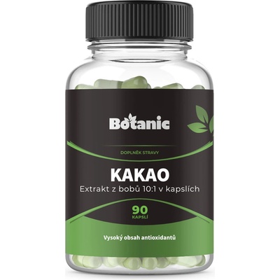Botanic Kakao Extrakt z bobů 10:1 v kapslích 90 kapslí