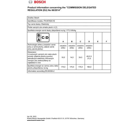 Bosch PXV875DC1E