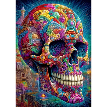 Enjoy - Puzzle Quirky Skull - 1 000 piese