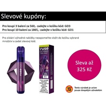 Vuse Go Dark Cherry 20 mg 1000 poťahov 1 ks