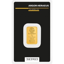 Argor-Heraeus zlatý slitek kinebar 5 g