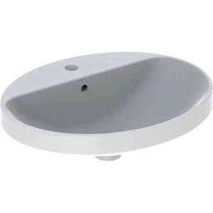 Geberit Вградена мивка Geberit Variform 55 см с отвор за смесител и преливник (500.721.01.2)