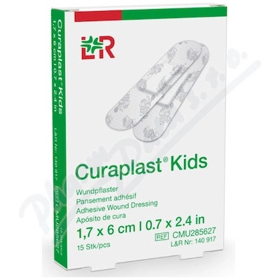 Curaplast Kids pro děti sterilní 1.7x6cm 15 ks