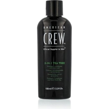 American Crew 3-IN-1 Tea Tree 100 ml 3 в 1 - шампоан, балсам, душ гел за мъже