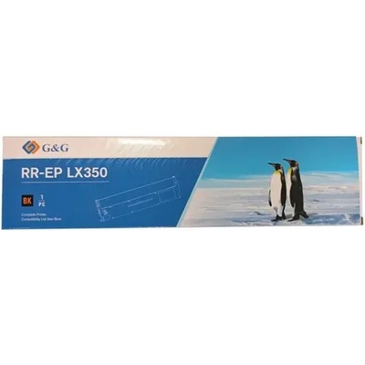 Compatible ЛЕНТА ЗА МАТРИЧЕН ПРИНТЕР EPSON LX-350 (LX350) - C13S015637 - Black - 4 милиона символа - PN RR-EP-LX350-BK - G&G (300EPSLX350BG)