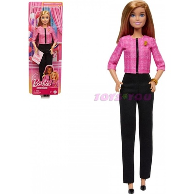 Barbie Lídryně budoucnosti hnědovláska v kalhotovém kostýmku H