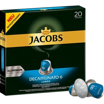Douwe Egberts Jacobs Decaffeinato 6 Lungo безкофеинови капсули за Nespresso® 20 бр