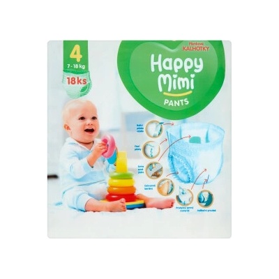Happy Mimi pants 4 7-18kg 18ks